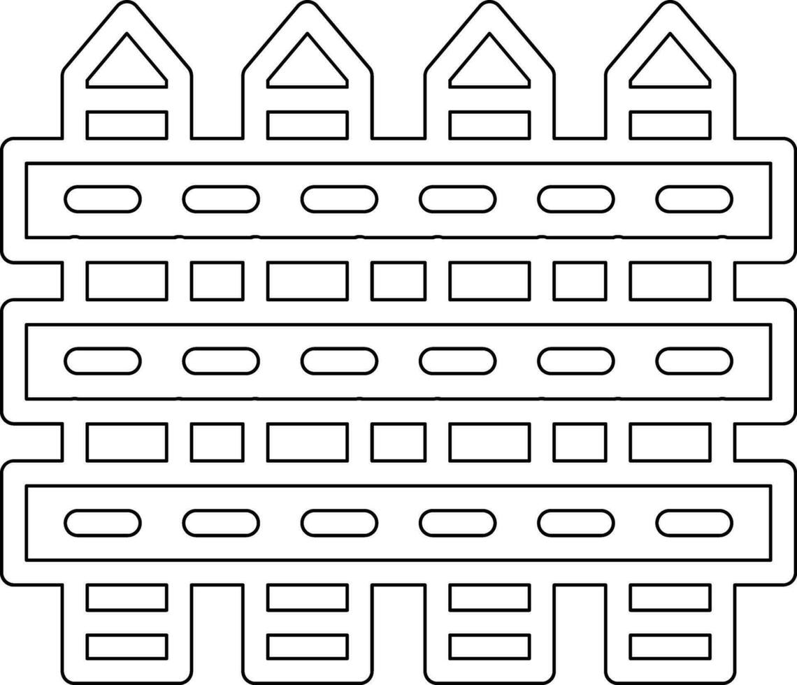 Fence Vector Icon