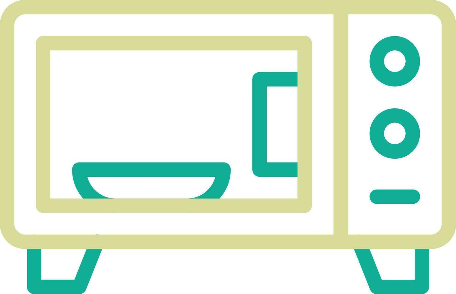 Microwave Oven Vector Icon