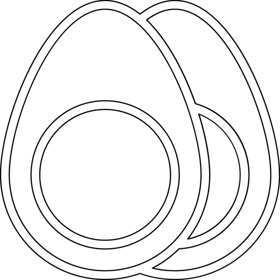 Boiled Egg Vector Icon