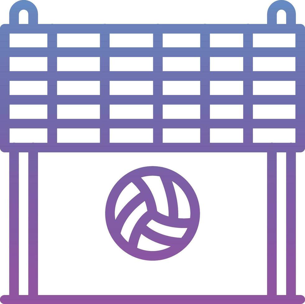 Volleyball Net Vector Icon
