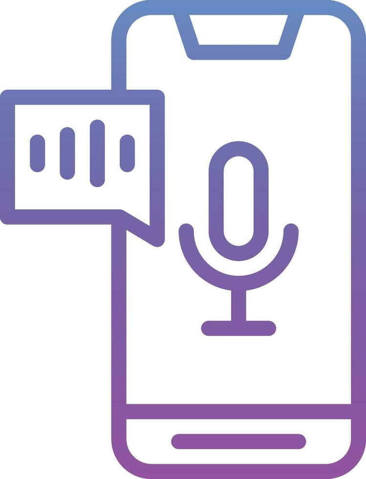 Voice Assistant Vector Icon