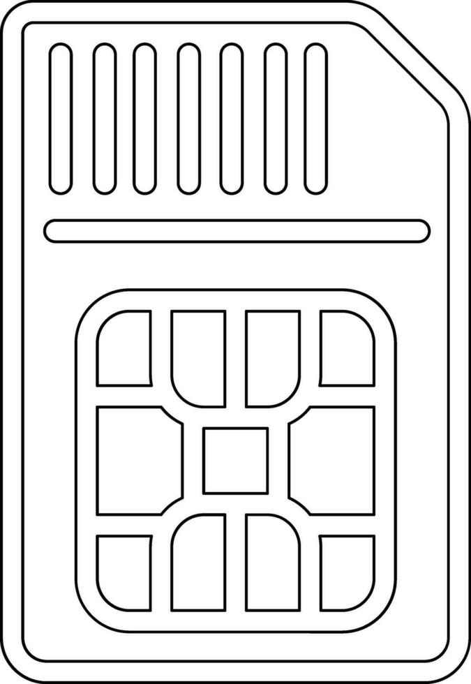 Sim Card Vector Icon