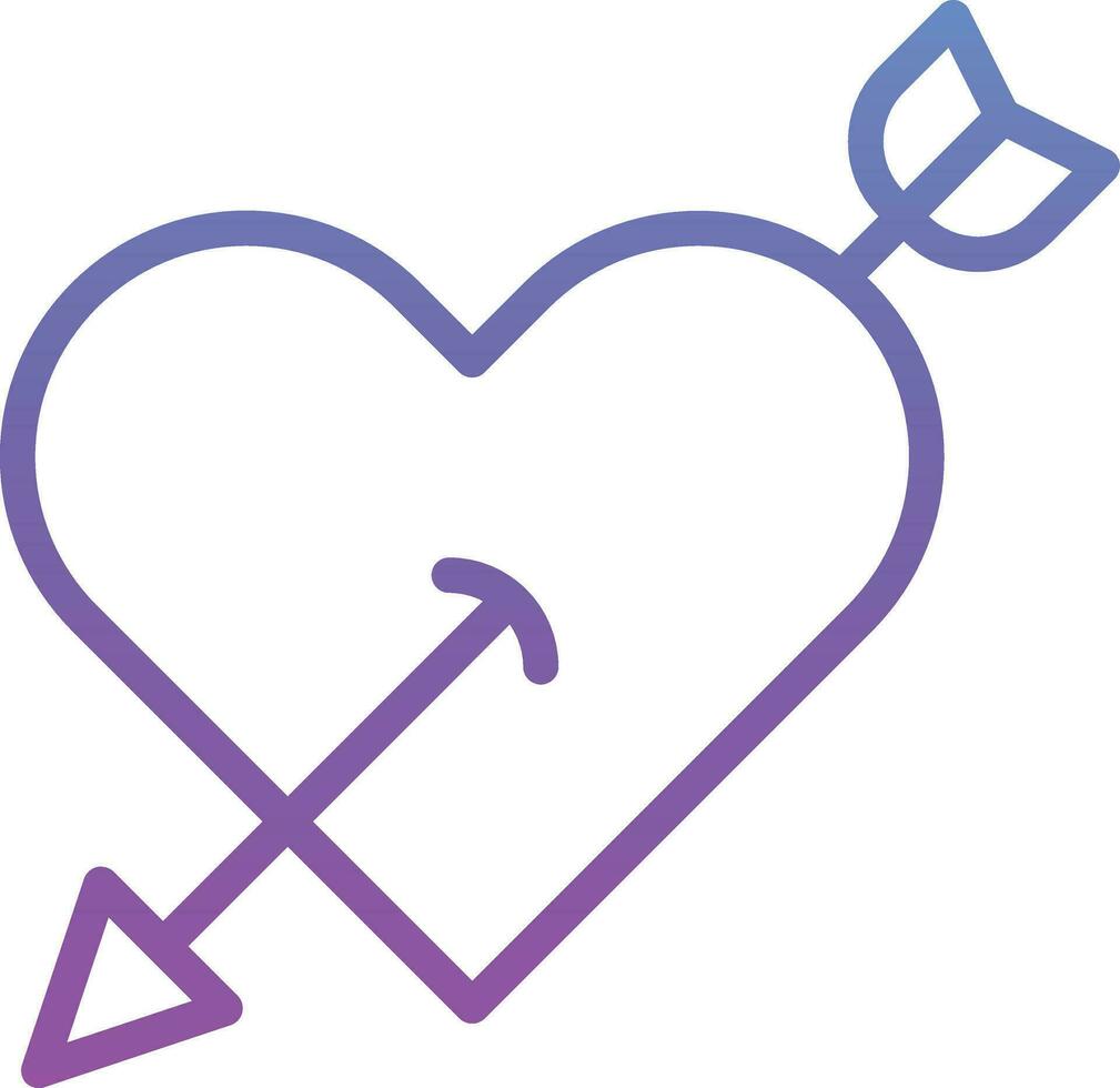 Heart Arrow Vector Icon