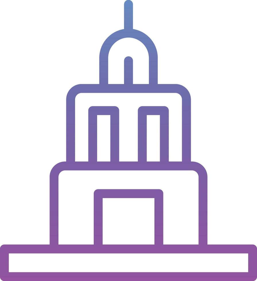 Old Building Vector Icon