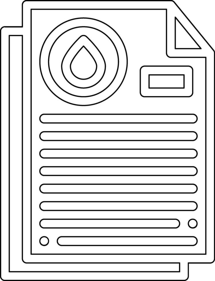 Oil Contract Vector Icon