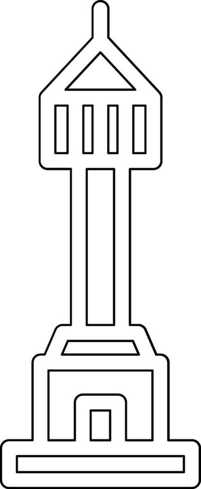 trajans columna vector icono