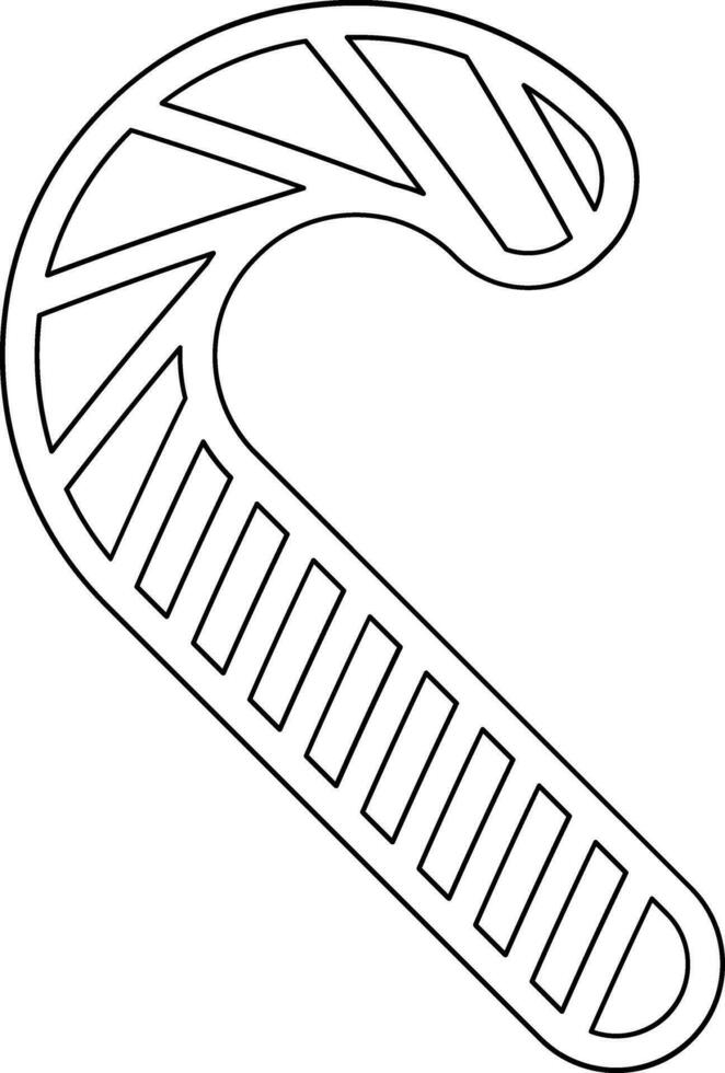 Candy Cane Vector Icon