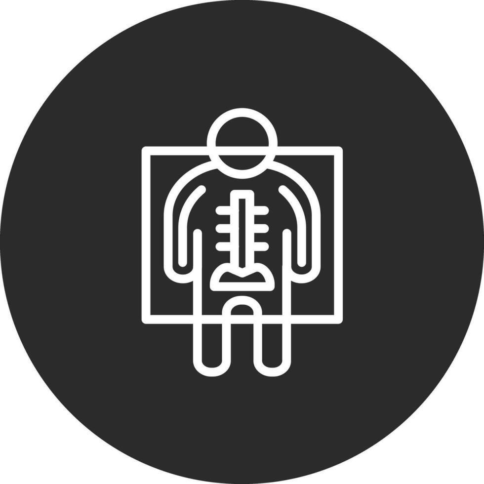 Man X ray Vector Icon