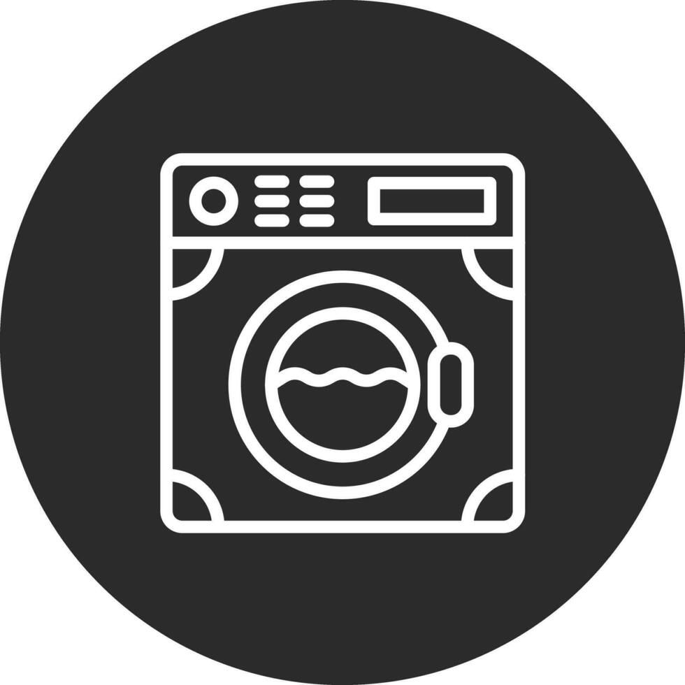 Laundry Machine Vector Icon