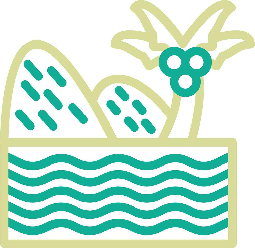 Oasis Vector Icon