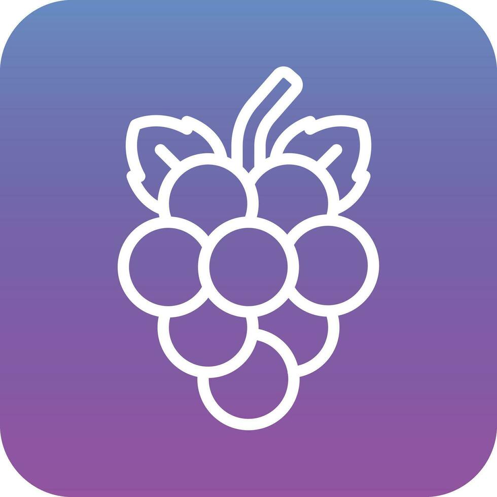 Grapes Vector Icon