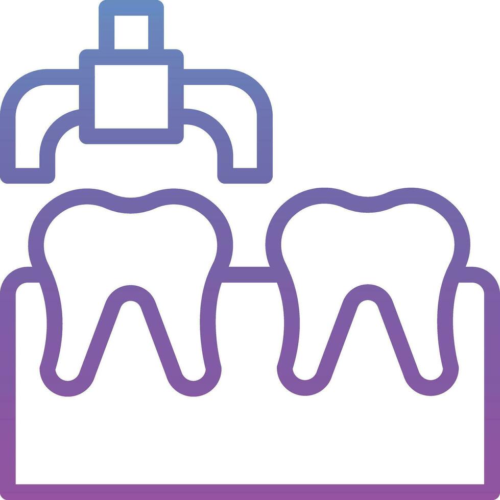 Tooth Extraction Vector Icon