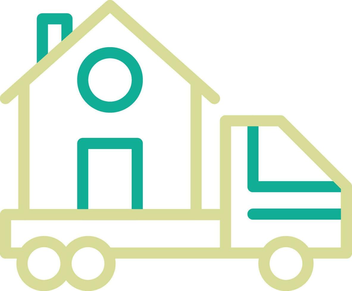 House Relocation Vector Icon