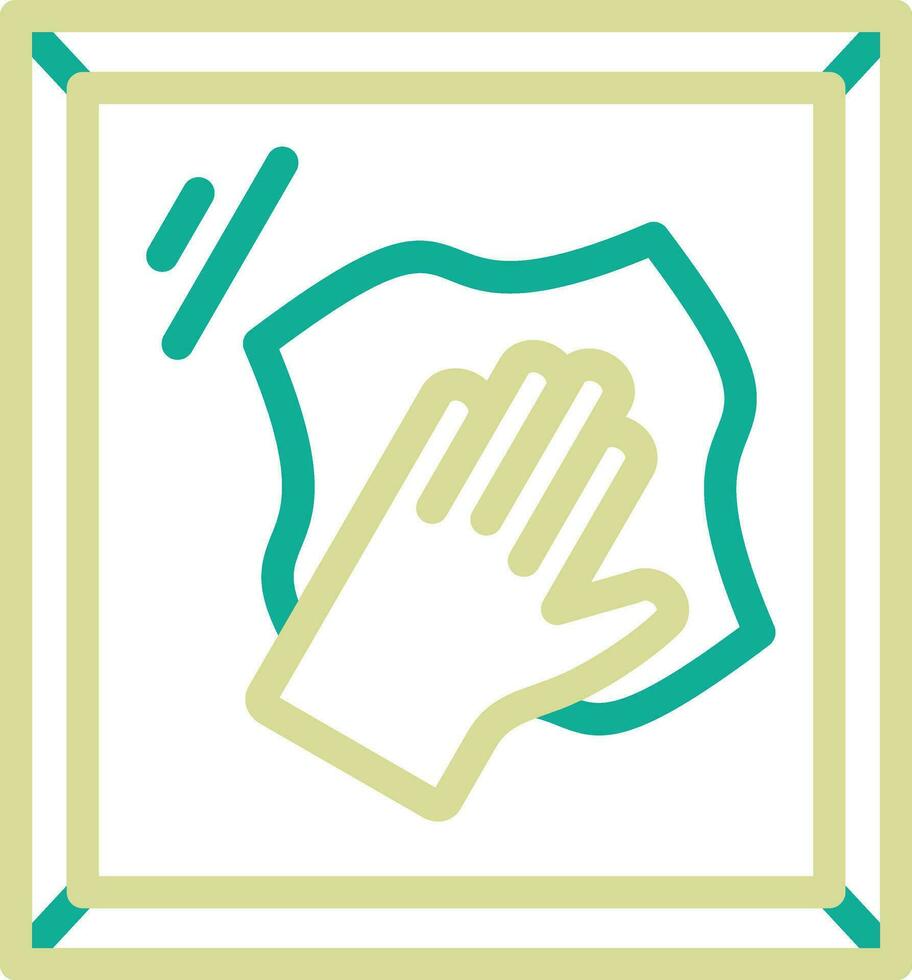 Cleaning Glass Vector Icon