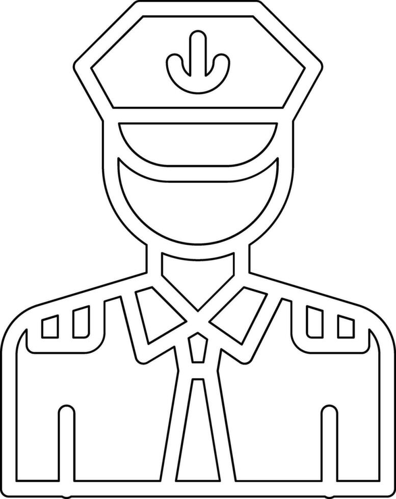 Captain Vector Icon