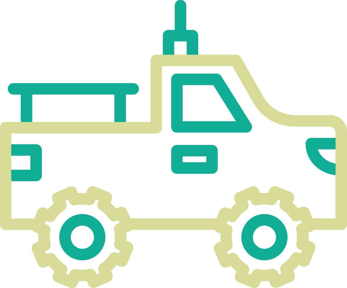 Bigfoot Car Vector Icon