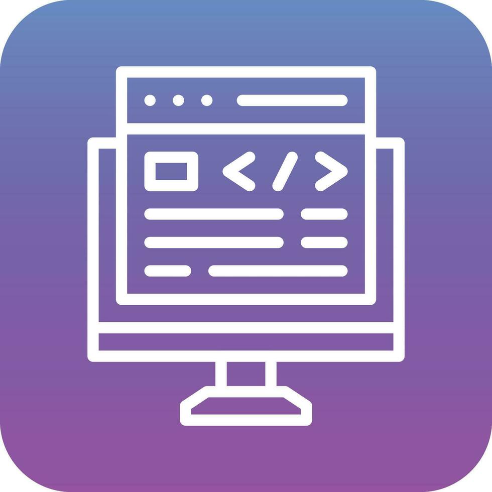 icono de vector de diseño web