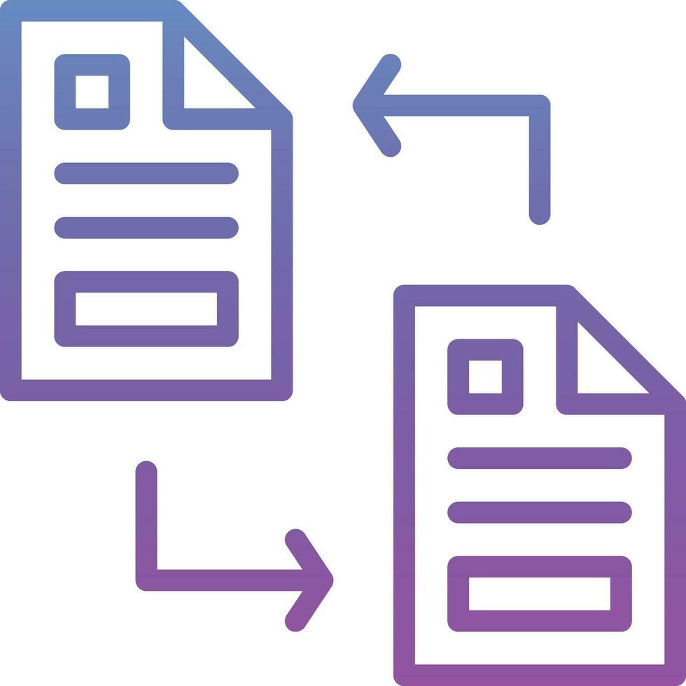 icono de vector de transferencia de archivos