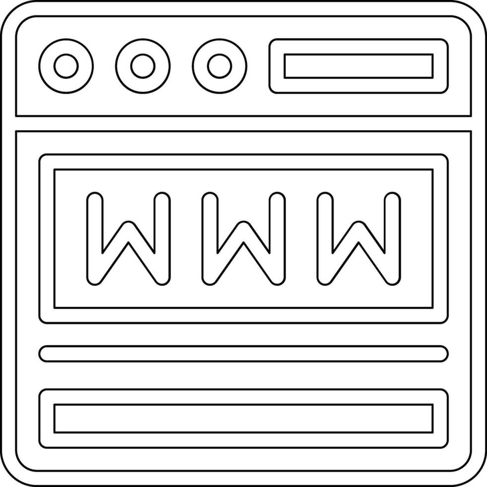 Website Vector Icon