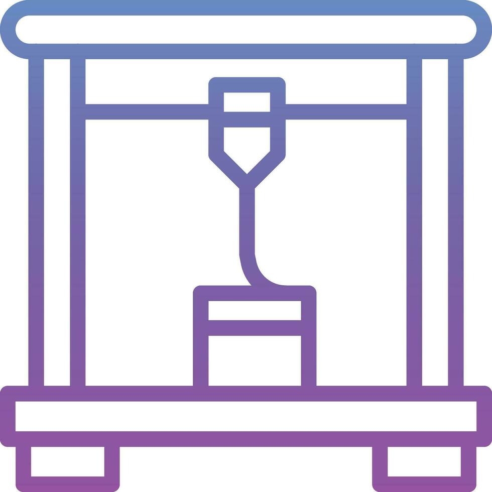 3d Printer Vector Icon