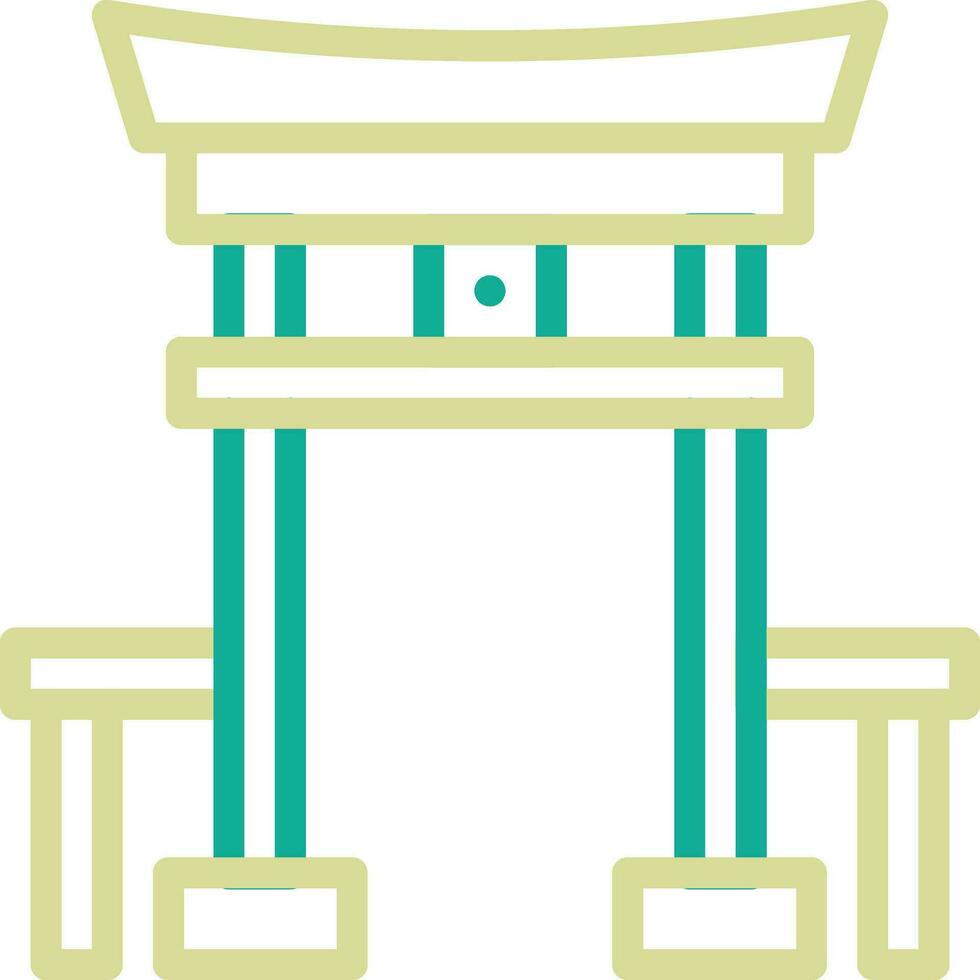 Torii Gate Vector Icon