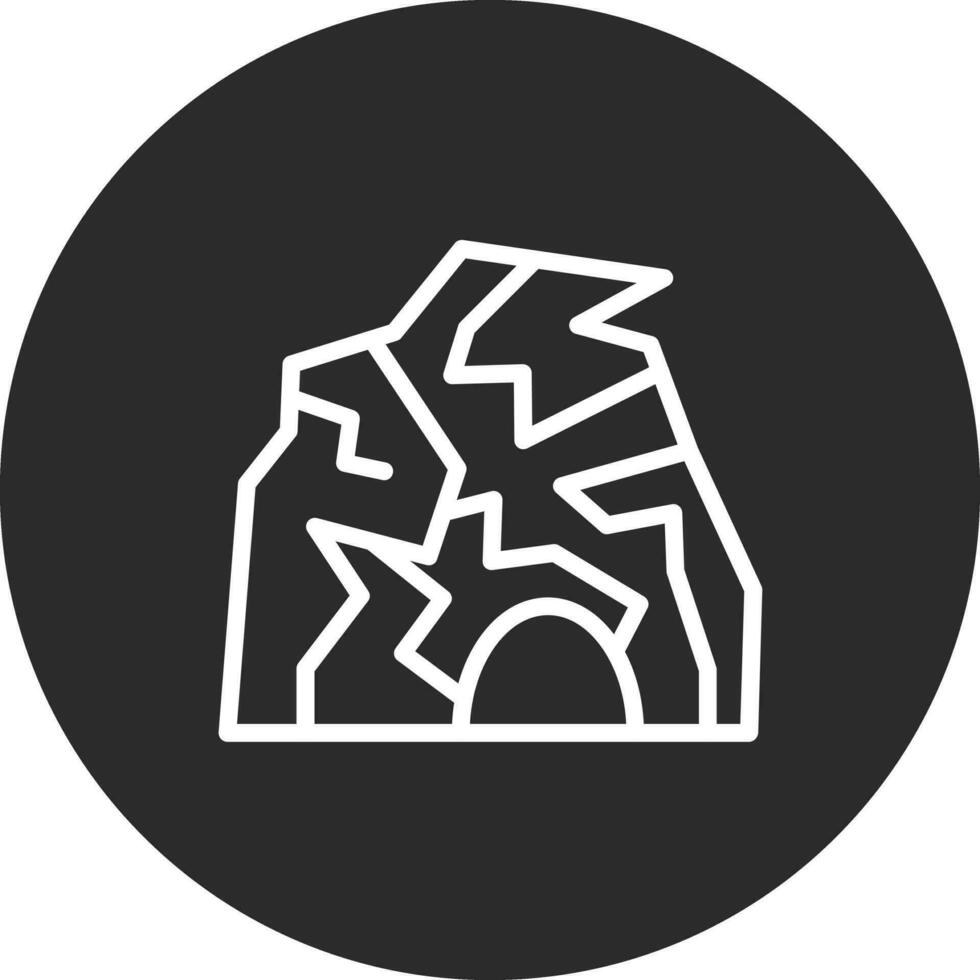 Desert Cave Vector Icon