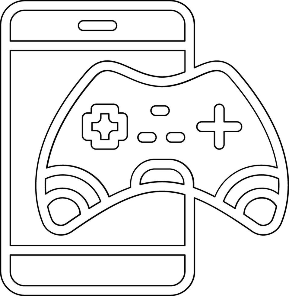 Mobile Gaming Vector Icon