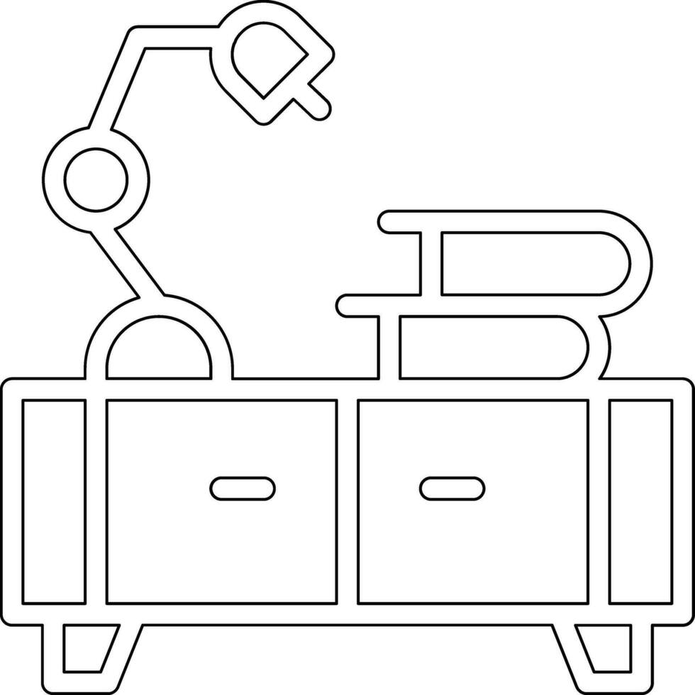 Table Lamp Vector Icon