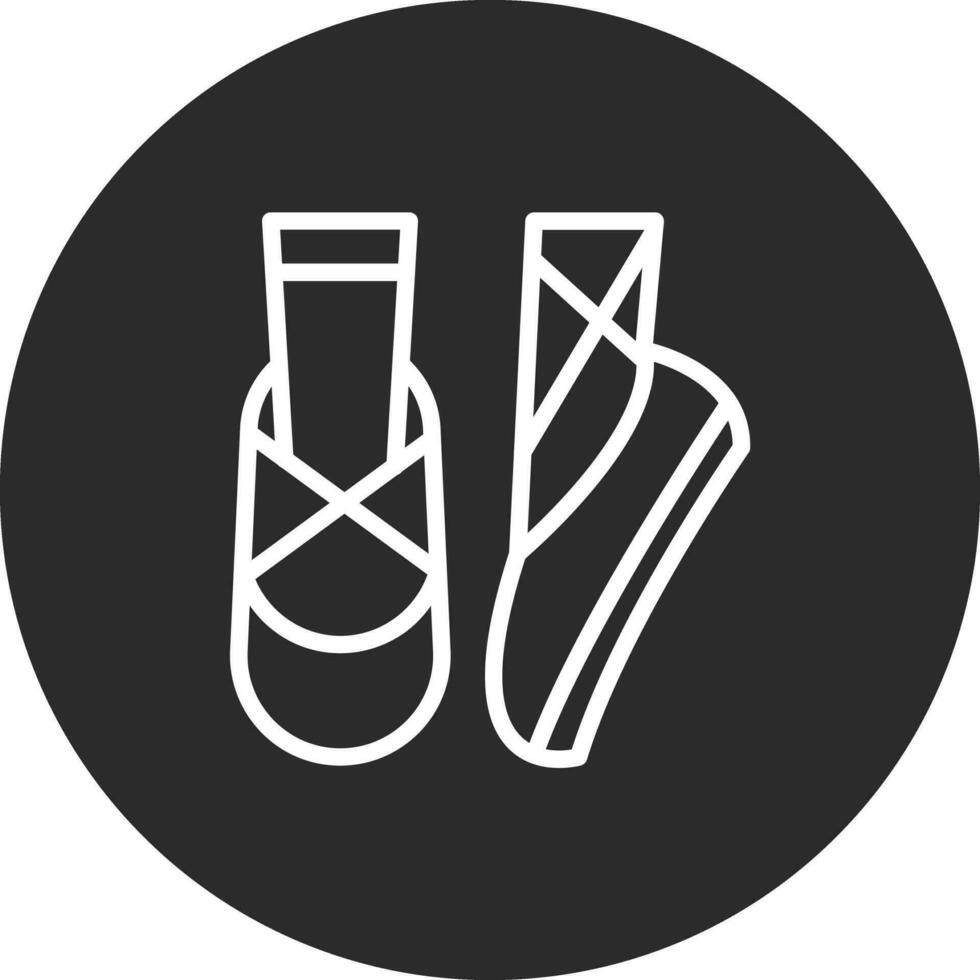 Ballet Shoes Vector Icon