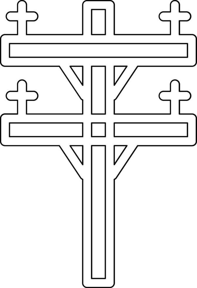 Electric Pole Vector Icon