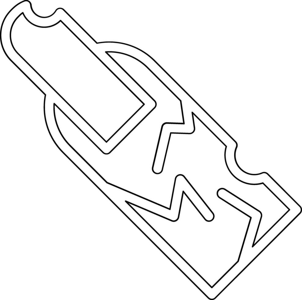 Scary Finger Vector Icon