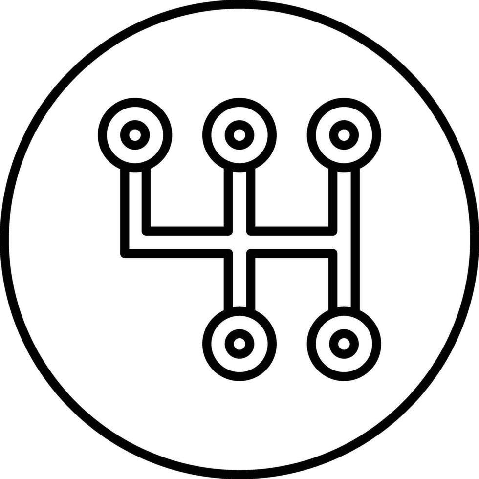 Gearshift Vector Icon