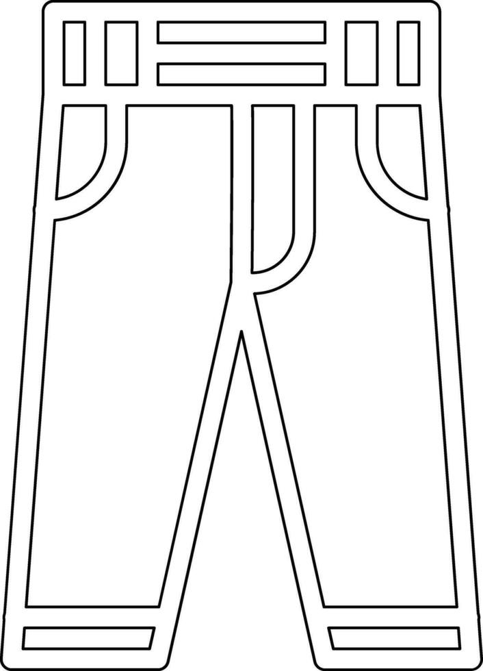 Trousers Vector Icon