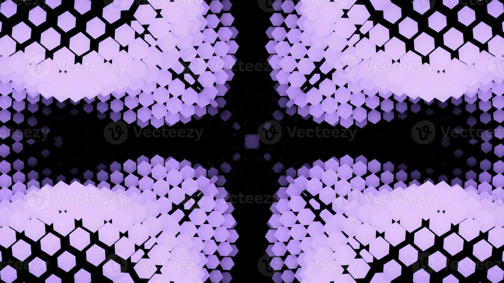 Abstract pattern of dots moving in waves. Design. Geometric points move in wave flows changing pattern. Kaleidoscopic style of changing pattern of geometric dots photo