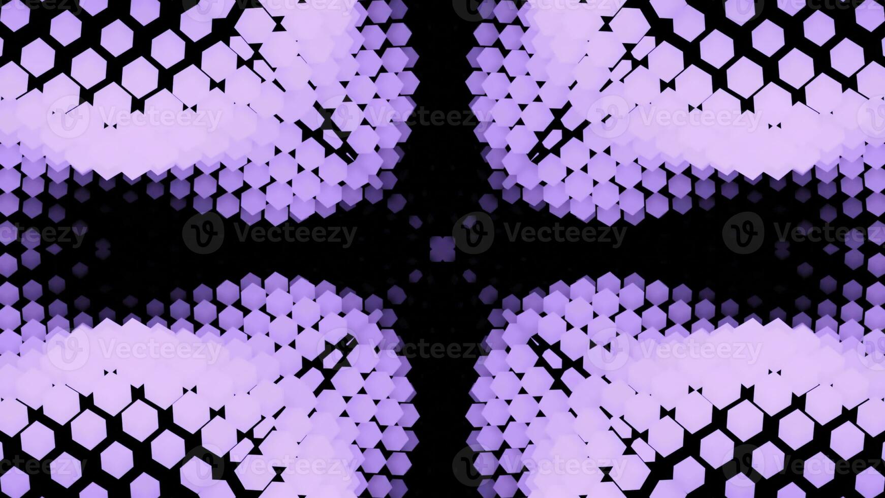 Abstract pattern of dots moving in waves. Design. Geometric points move in wave flows changing pattern. Kaleidoscopic style of changing pattern of geometric dots photo