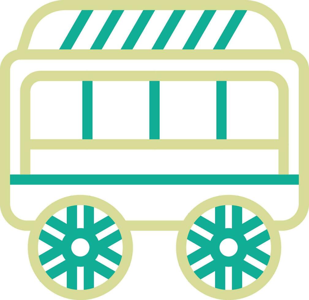 Desert Carriage Vector Icon