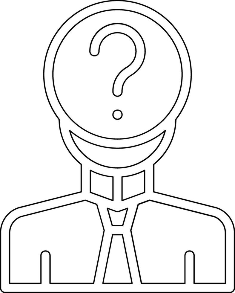 Missing Person Vector Icon