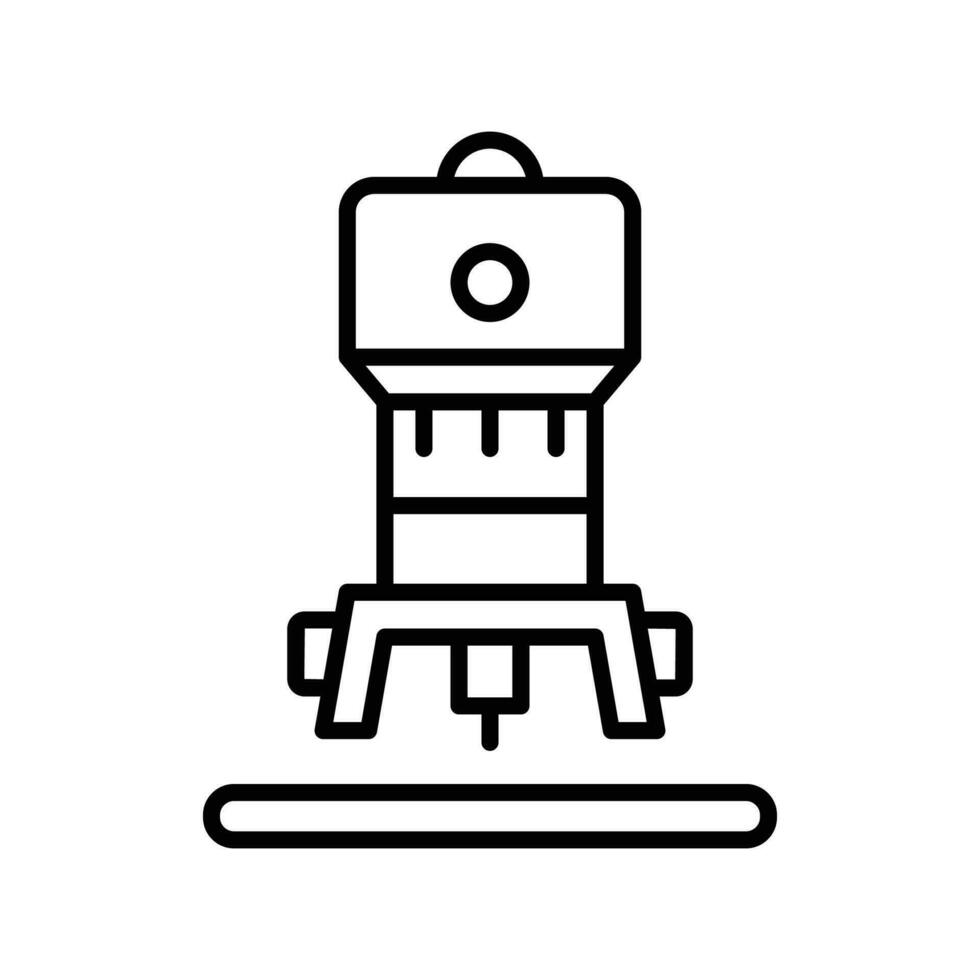 Wood Router icon. outline icon vector