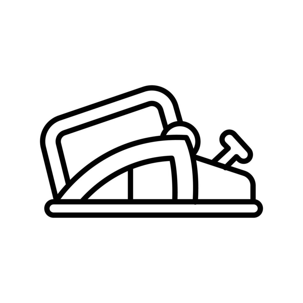 Planer icon. outline icon vector