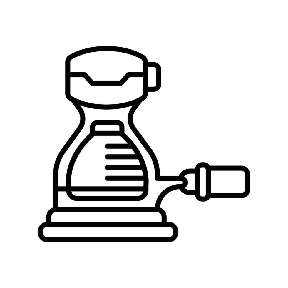 Orbital Sander icon. outline icon vector