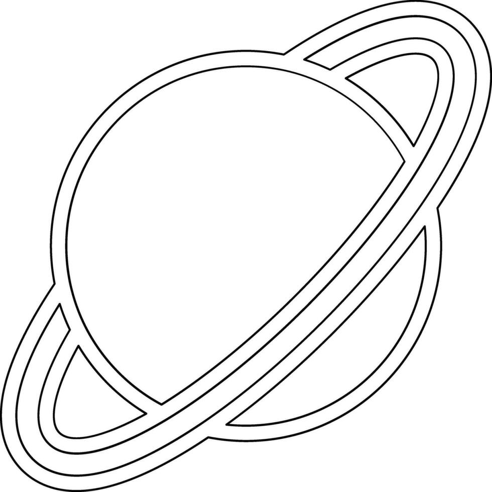 Saturn Vector Icon