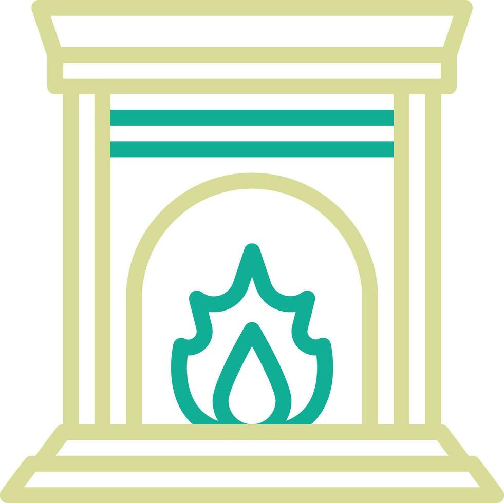 Fireplace Vector Icon