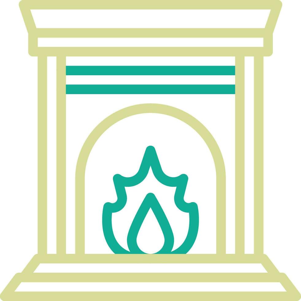 Fireplace Vector Icon