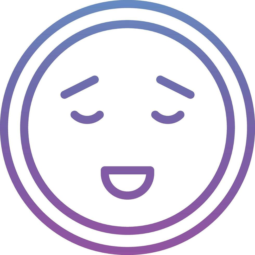 Calm Emotion Vector Icon