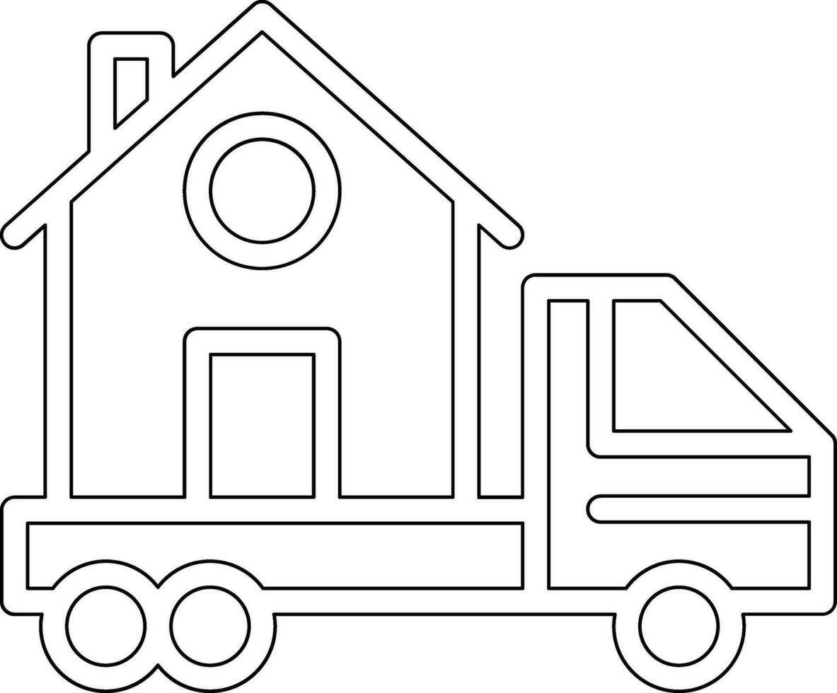 House Relocation Vector Icon