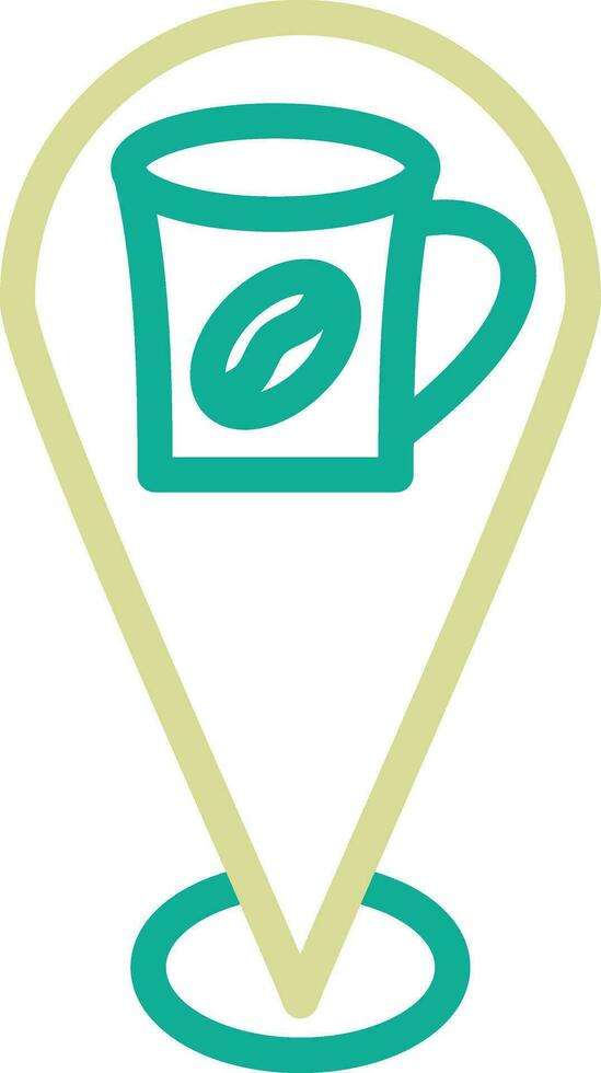 Cafe Location Vector Icon