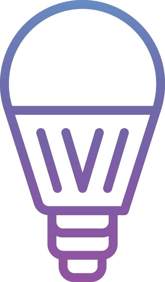 Led Lamp Vector Icon