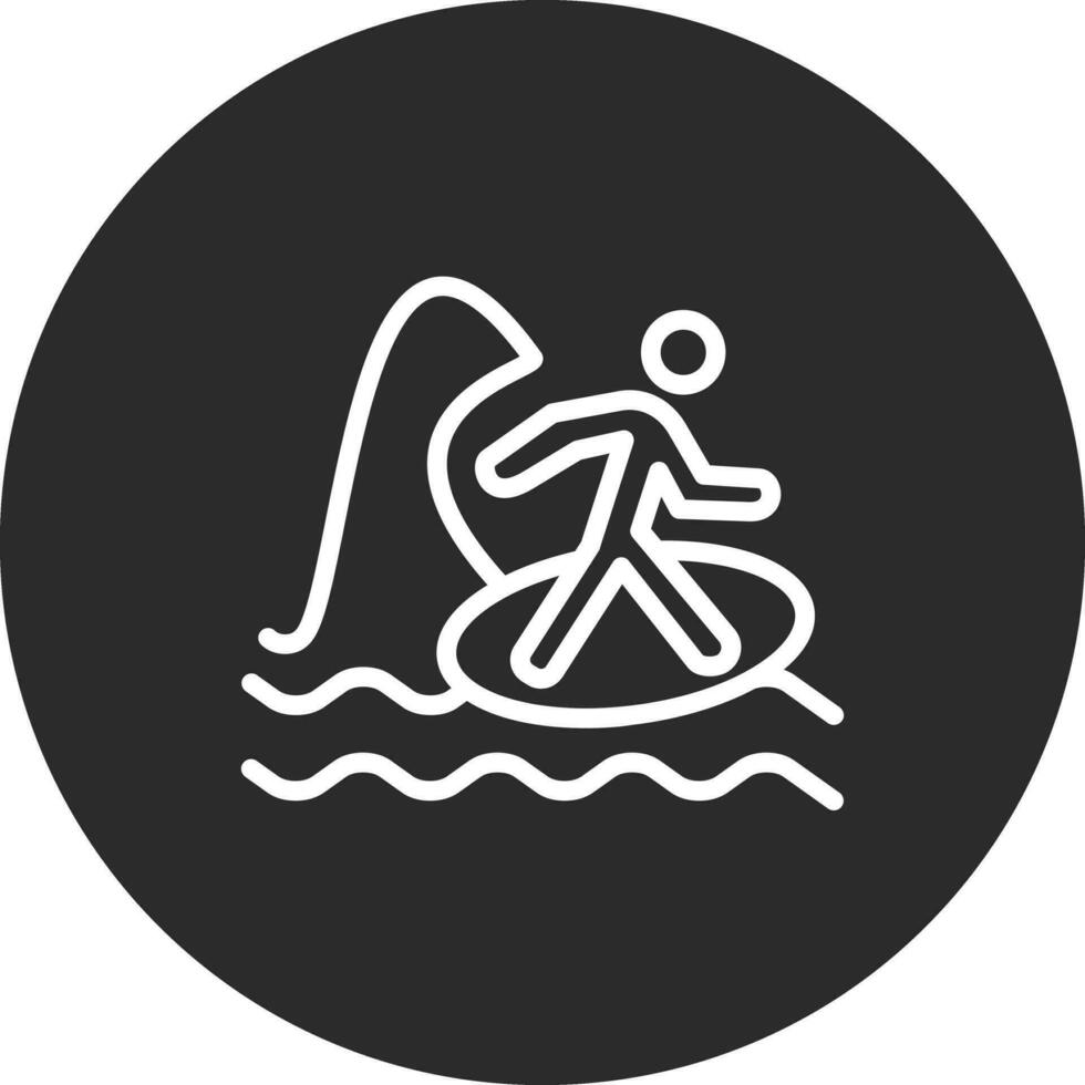 icono de vector de surf