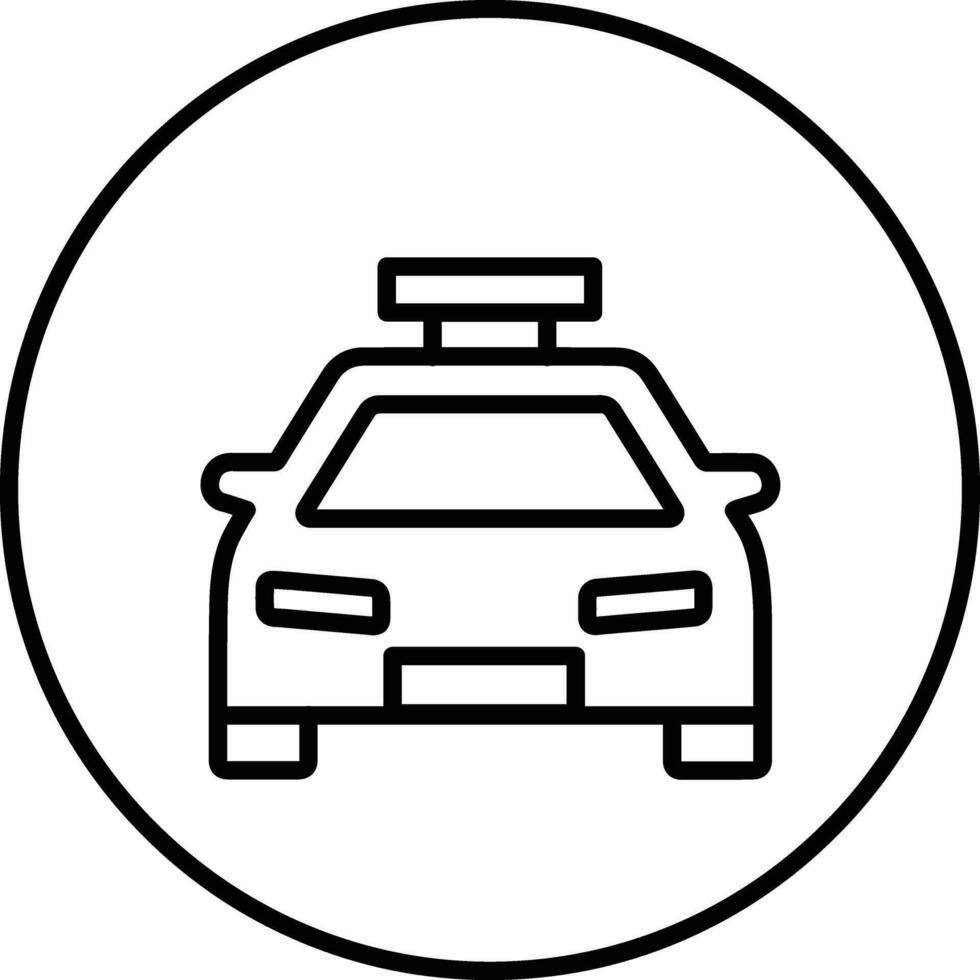 Police Car Vector Icon