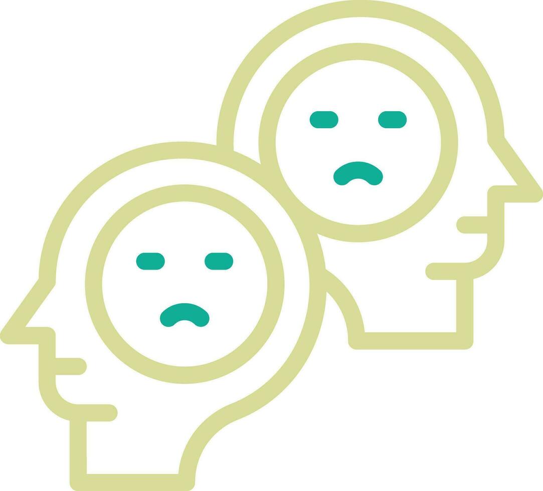 Bipolar Emotion Vector Icon